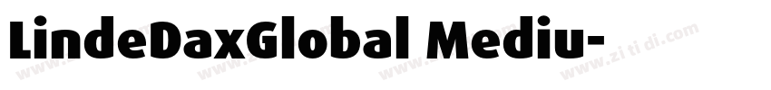 LindeDaxGlobal Mediu字体转换